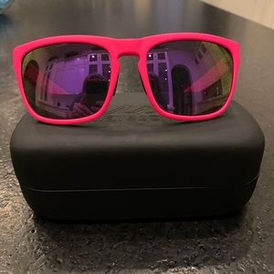Waveborn Beacon Sunglasses Pink/Silver UV-Mirror